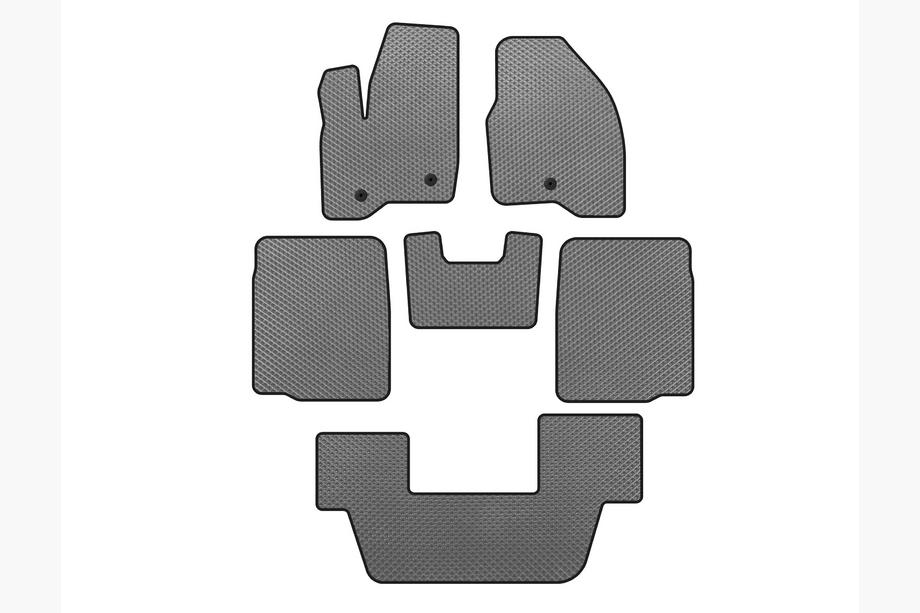 Ford Explorer 2011-2019 Tappetini EVA (3 File, 2011-2015, Grigio) Image