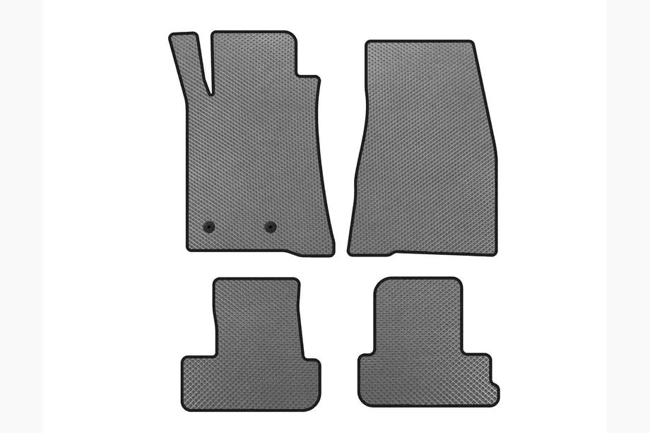 Ford Mustang 2005-2014 Tappetini EVA (2009-2014, GT, Cabrio, Grigio) Image