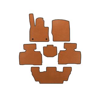 Tappetini EVA (3 File, 7 Posti, Arancione)
