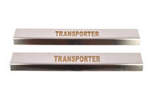 Volkswagen T5 Transporter 2003-2010 Battitacco in acciaio inox Carmos V1 (2 pz) foto 2