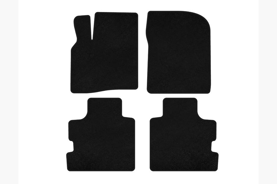 Chrysler Pacifica 2004-2008 Tappetini in tessuto Premium (Nero) Image