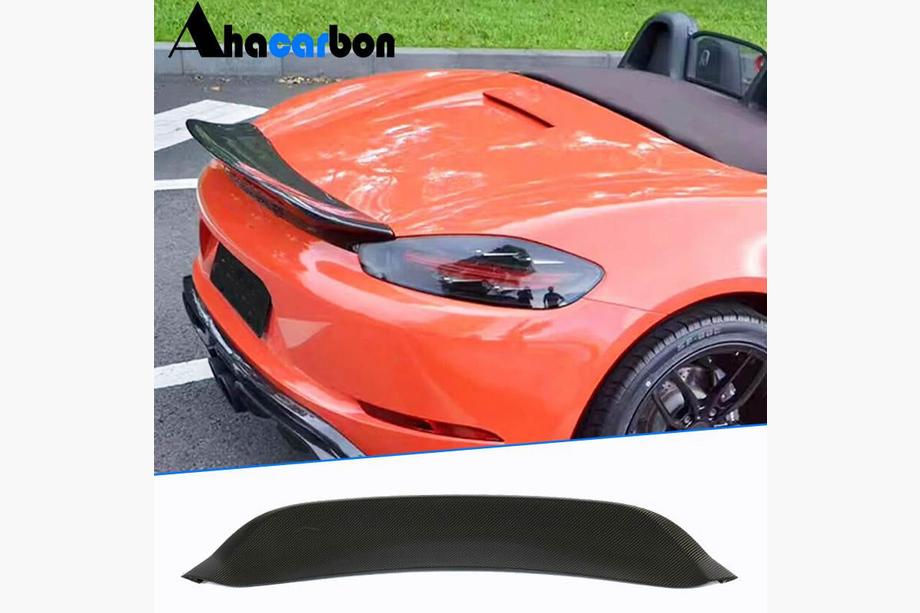 Porsche Boxster/Cayman 982 (718) 2016- Spoiler V1 (per Boxster, Carbonio) Image