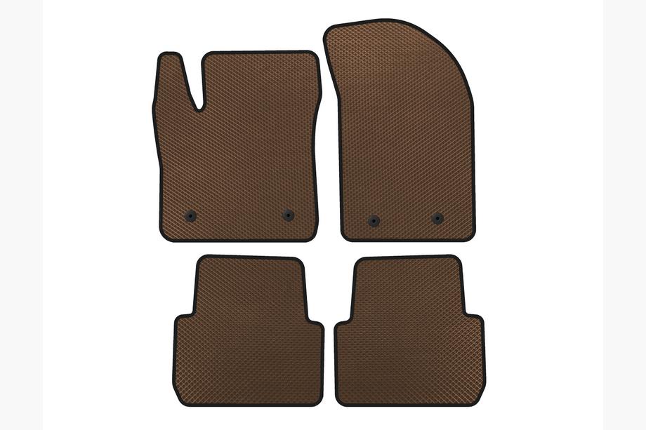 Chrysler 200 I 2010-2014 Tappetini EVA (SD, Marrone) Image