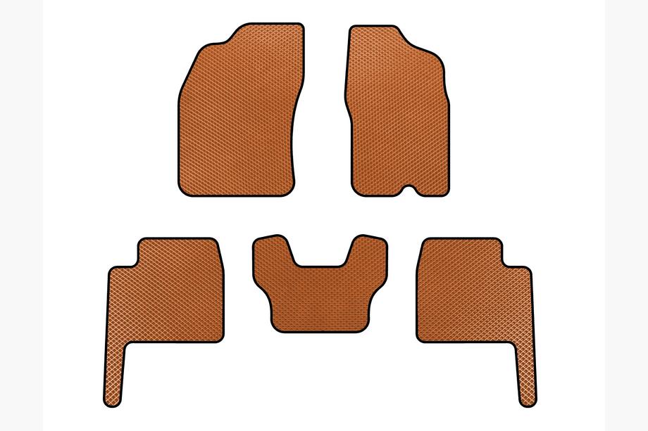 Dodge Durango 2004-2009 Tappetini EVA (Arancione) Image