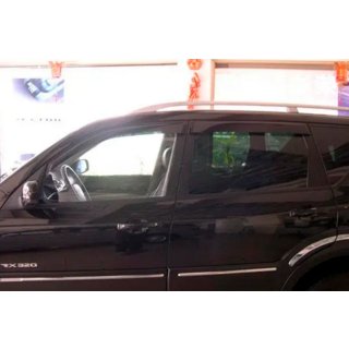 Deflettori Finestrini 2008-2013 (4 pz, HIC) SsangYong Rexton I 2001-2017 foto 1