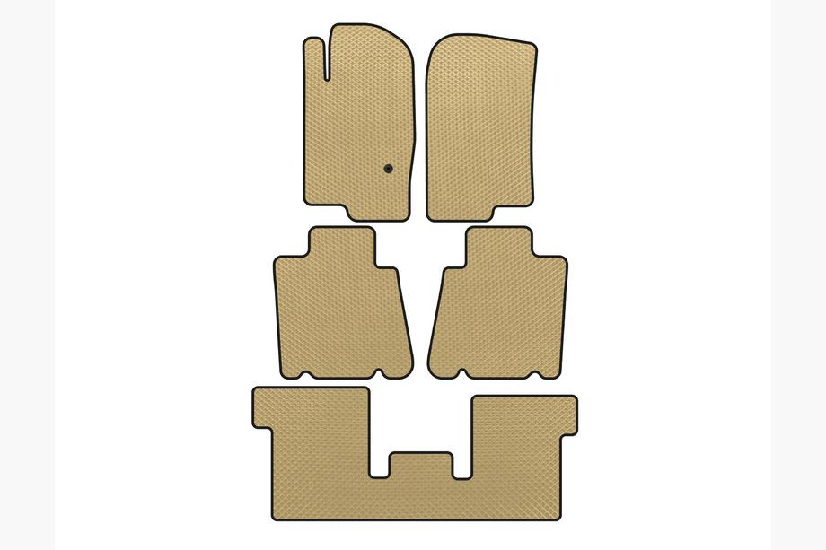 Ford Explorer 2001-2005 Tappetini EVA (3 File, Beige) Image