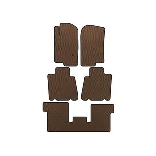 Tappetini EVA (3 File, Marrone)