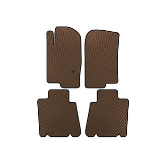Tappetini EVA (2 File, Marrone)