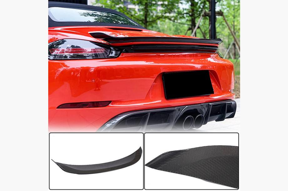 Porsche Boxster/Cayman 982 (718) 2016- Spoiler V2 (per Boxster, Carbonio) Image