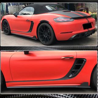 Minigonne Laterali V1 (2016-2019, Carbonio) Porsche Boxster/Cayman 982 (718) 2016- foto 4
