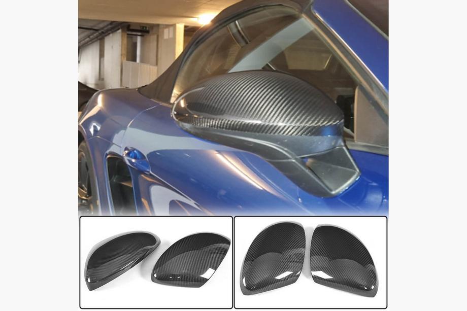 Porsche Boxster/Cayman 982 (718) 2016- Cover Specchietti (Carbonio) Image