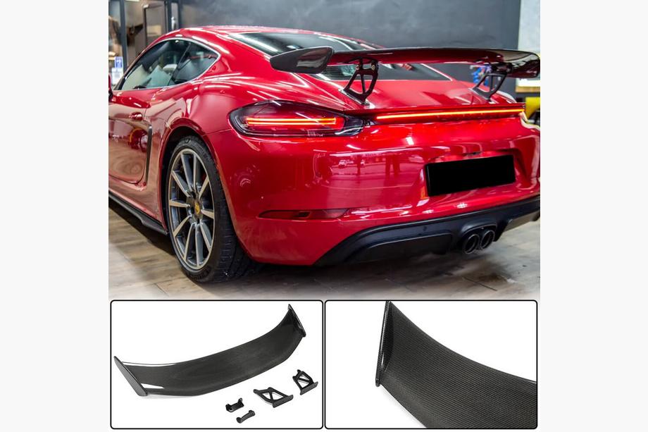 Porsche Boxster/Cayman 982 (718) 2016- Spoiler (per GT4 Coupe, Carbonio) Image