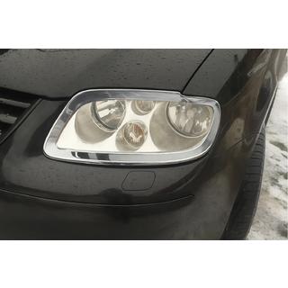 Coperture Fari (2 pz, Acciaio Inox) Volkswagen Caddy 2004-2010 foto 1