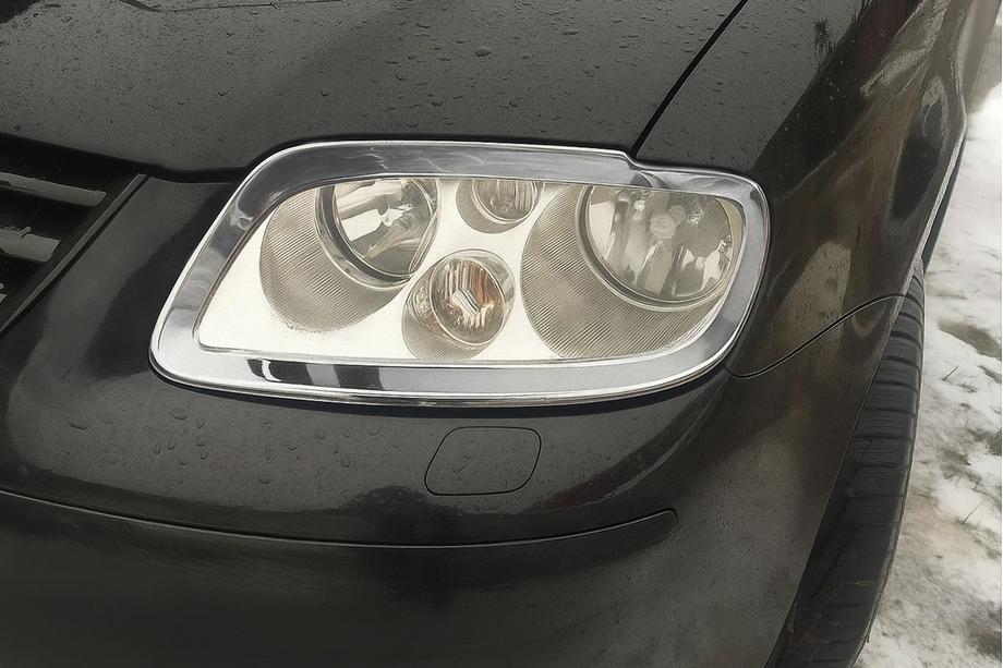 Volkswagen Caddy 2004-2010 Coperture Fari (2 pz, Acciaio Inox) Image