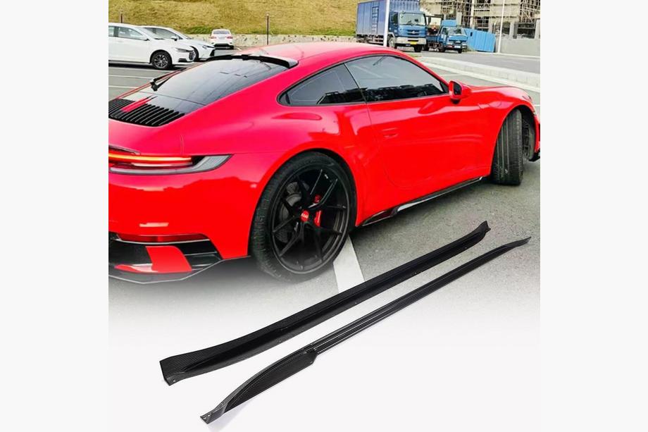 Porsche 911 (992) 2018– Minigonne Laterali V2 (Carbonio) Image