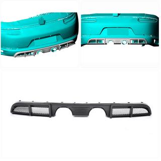 Diffusore posteriore paraurti per Carrera 4 GTS 2017-2018, Carbonio Porsche 911 (991) 2011–2019 foto 2