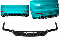 Porsche Cayenne 2018- Diffusore paraurti posteriore (2018-2023, Carbonio) foto 5