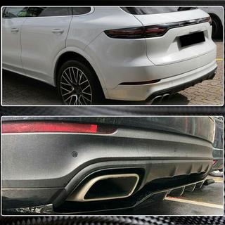 Diffusore paraurti posteriore (2018-2023, Carbonio) Porsche Cayenne 2018- foto 4