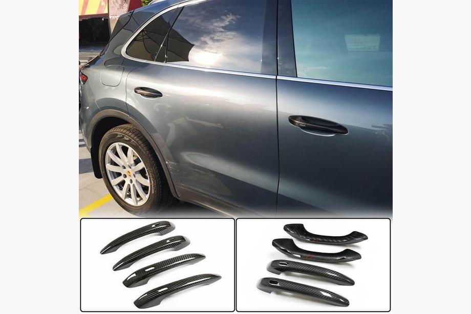 Porsche Cayenne 2018- Cover Maniglie Porta in Carbonio Image