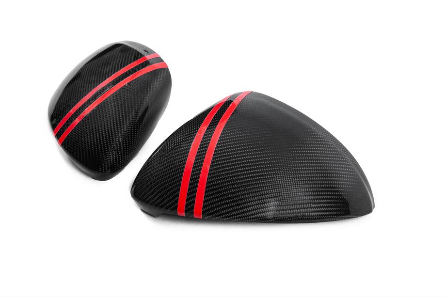 Porsche Cayenne 2018- Cover Specchietti (2018-2023, Carbonio) Foto 4