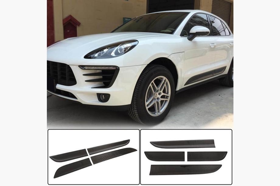 Porsche Macan 2014-2024 Modanature porte (2014-2021, Carbonio) Image