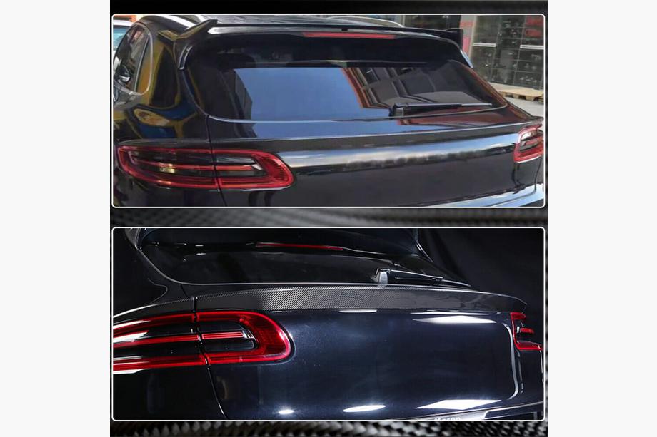 Porsche Macan 2014-2024 Spoiler inferiore (2014-2018, Carbonio) Foto 5
