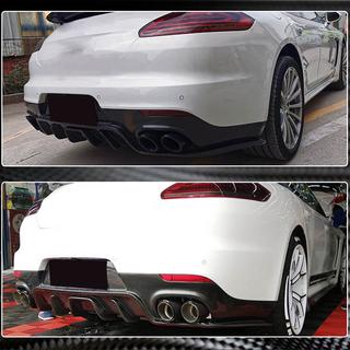 Diffusore Paraurti Posteriore (2013-2016, Carbonio) Porsche Panamera 2009-2016 foto 4