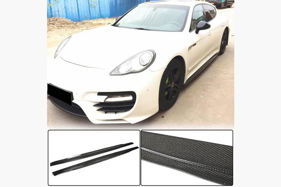 Porsche Panamera 2009-2016 Minigonne Laterali V1 (2009-2013, Carbonio) Foto 1