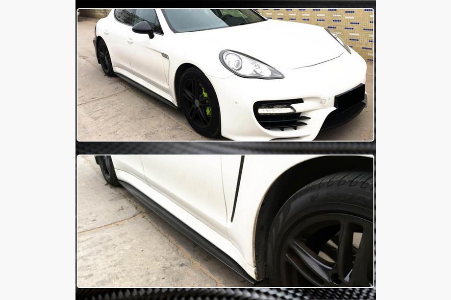 Porsche Panamera 2009-2016 Minigonne Laterali V1 (2009-2013, Carbonio) Foto 3