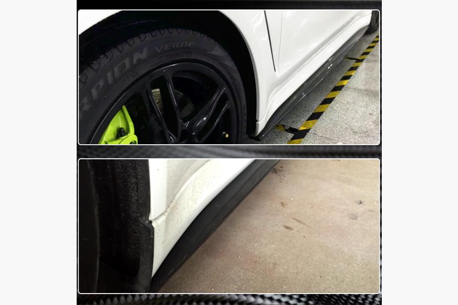 Porsche Panamera 2009-2016 Minigonne Laterali V1 (2009-2013, Carbonio) Foto 4