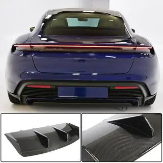 Diffusore Paraurti Posteriore (per 2019-2024 Turbo S SD, Carbonio) foto 1