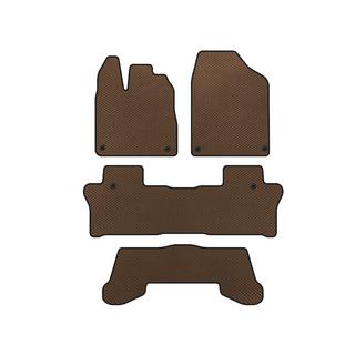 Tappetini EVA (3 File, Marrone)