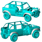Ford Bronco 2021- Allargatori passaruota (Carbonio) foto 2
