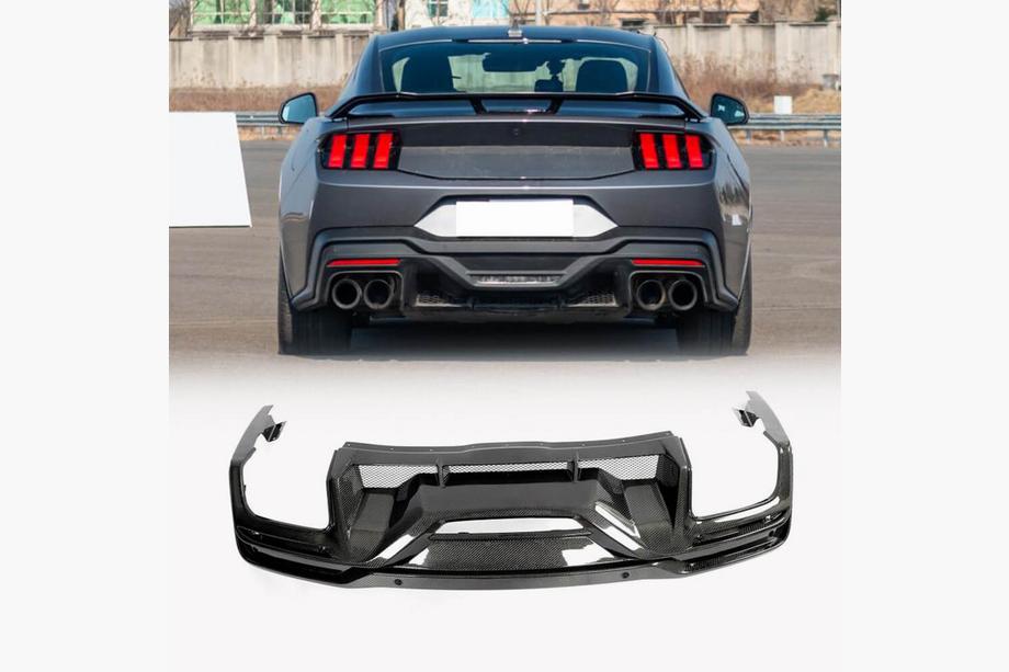 Ford Mustang 2024- Diffusore Paraurti Posteriore (Carbonio) Foto 1