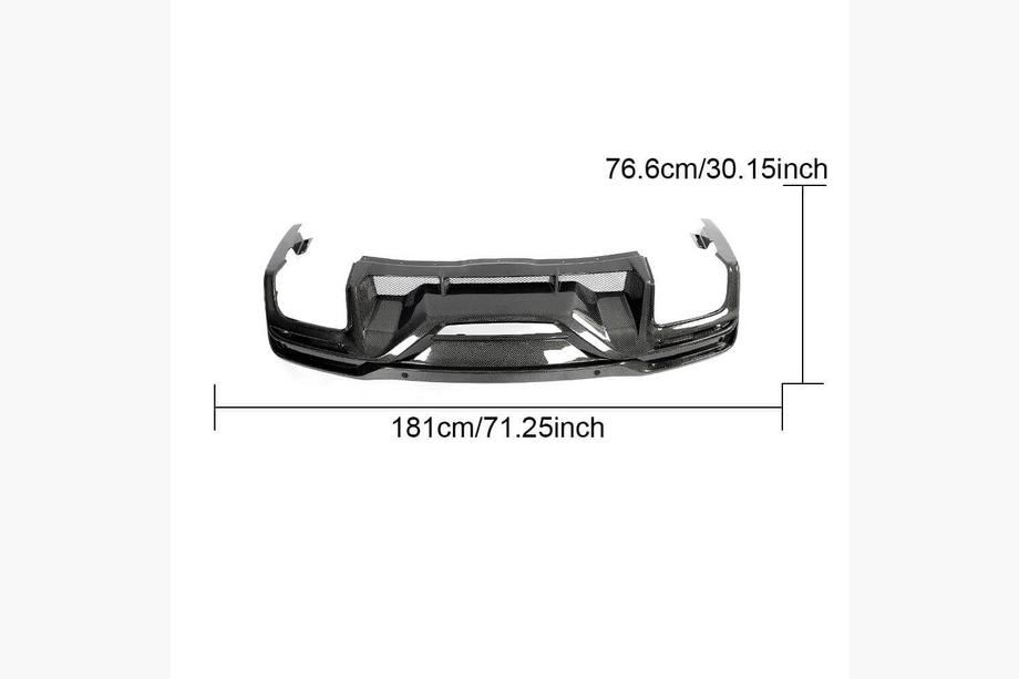 Ford Mustang 2024- Diffusore Paraurti Posteriore (Carbonio) Foto 3