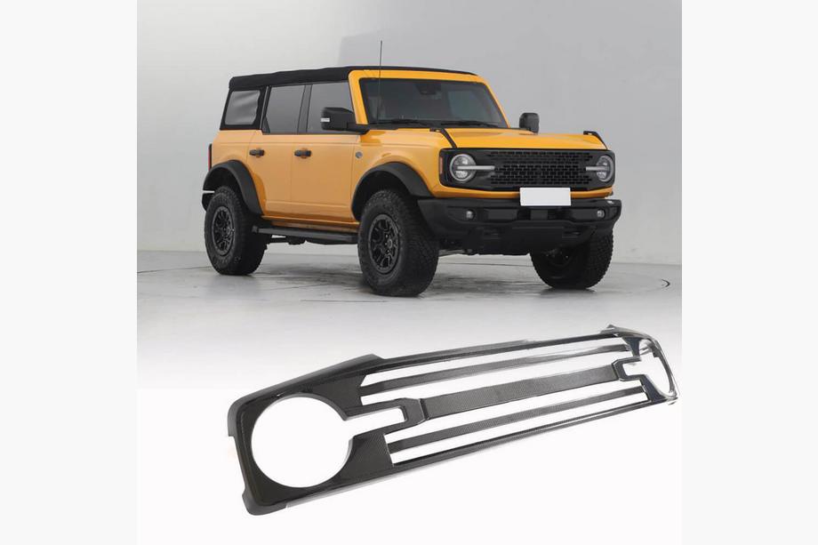 Ford Bronco 2021- Griglia Anteriore V2 (Carbonio) Foto 1