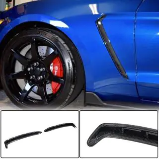 Coperture parafanghi anteriori (2018-2023, Carbonio) Ford Mustang 2015-2023 foto 1