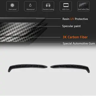 Coperture parafanghi anteriori (2018-2023, Carbonio) Ford Mustang 2015-2023 foto 4