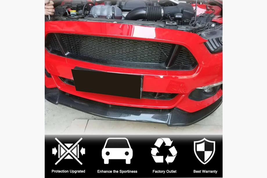 Ford Mustang 2015-2023 Griglia anteriore (2015-2017, Carbonio) Foto 2