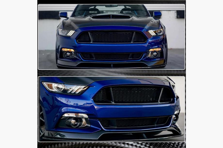 Ford Mustang 2015-2023 Griglia anteriore (2015-2017, Carbonio) Foto 3