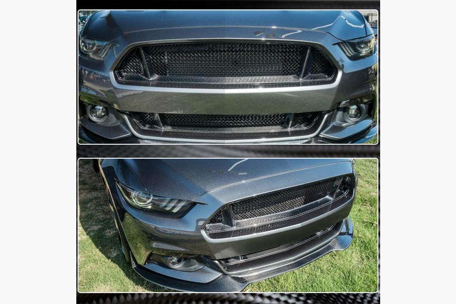 Ford Mustang 2015-2023 Griglia anteriore (2015-2017, Carbonio) Foto 4