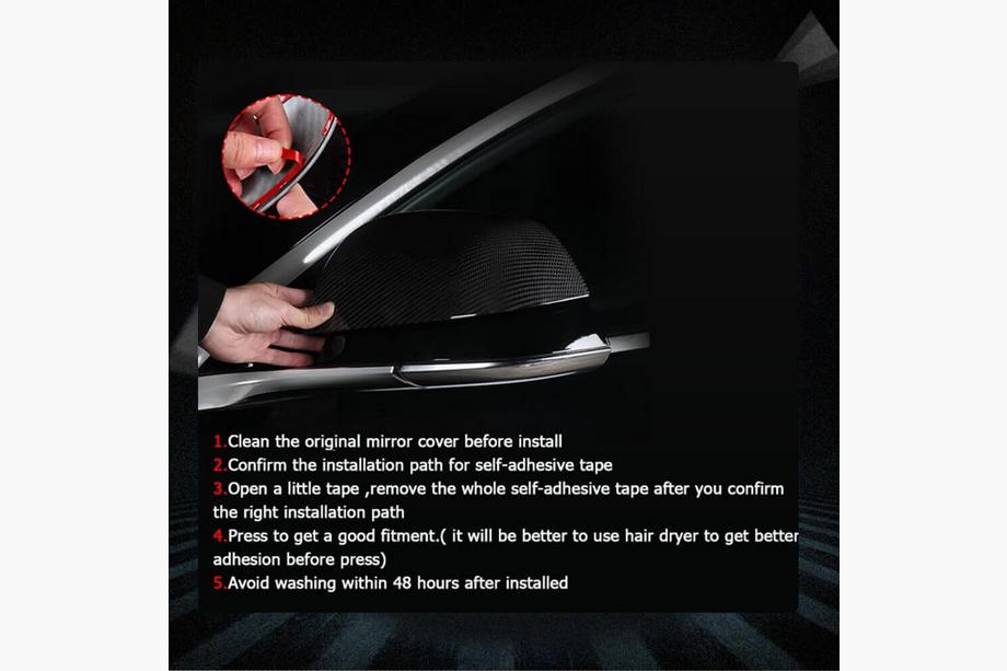 Ford Mustang E-mach 2020- Cover Specchietti (Carbonio) Foto 4