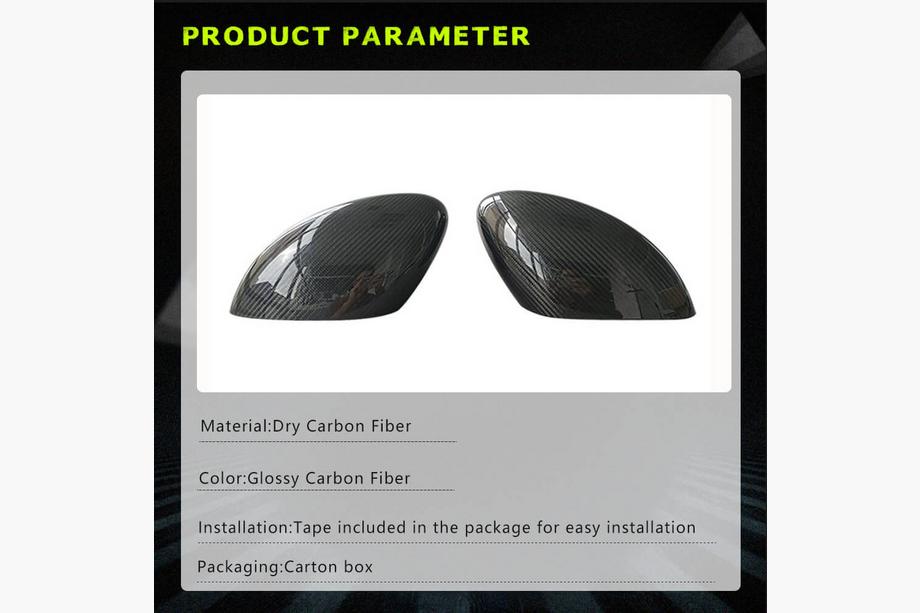 Ford Mustang E-mach 2020- Cover Specchietti (Carbonio) Foto 5