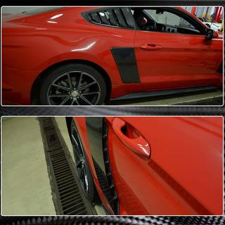 Coperture parafanghi posteriori (2015-2017, Carbonio) Ford Mustang 2015-2023 foto 4