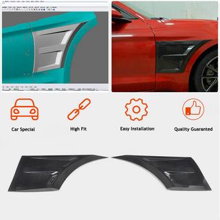 Coperture parafanghi anteriori (Carbonio) Ford Mustang 2015-2023 foto 2
