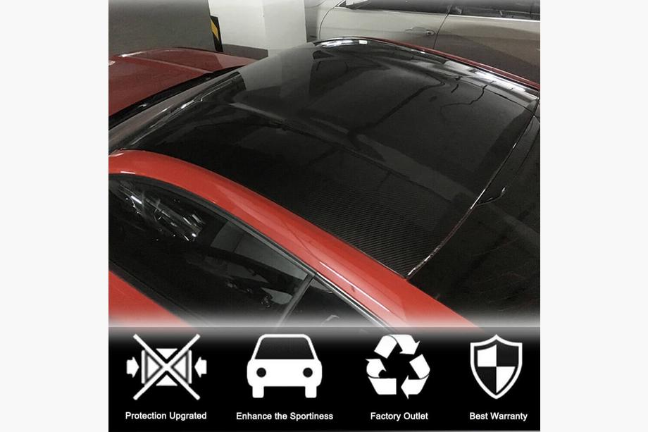 Ford Mustang 2015-2023 Copertura Tetto in Carbonio Foto 2