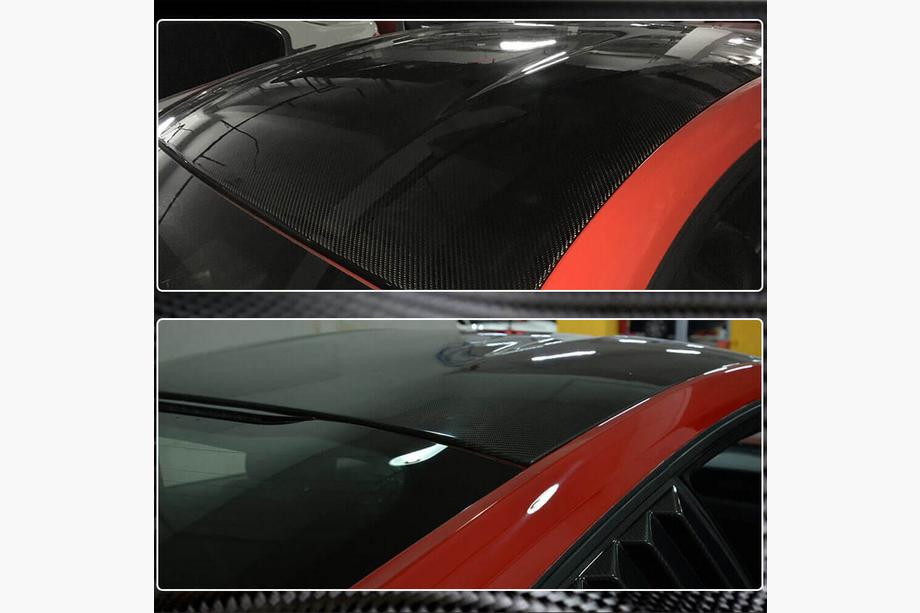 Ford Mustang 2015-2023 Copertura Tetto in Carbonio Foto 4