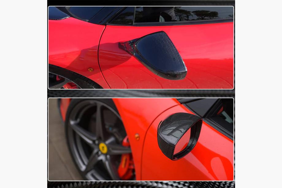 Ferrari 458 Italia 2009-2015 Calotte Specchietti (Carbonio) Foto 4