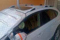 Subaru XV 2011-2017 Barre portatutto CROWN (grigio opaco) foto 1