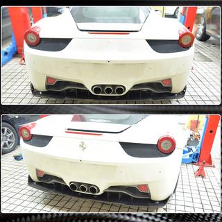 Spoiler V3 (2011-2013, Carbonio) Ferrari 458 Italia 2009-2015 foto 4